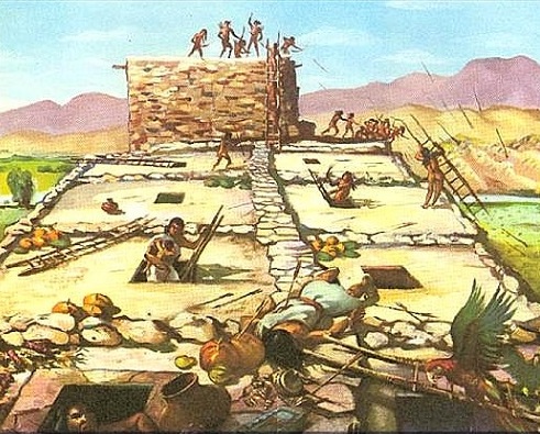 Defense of a pueblo.